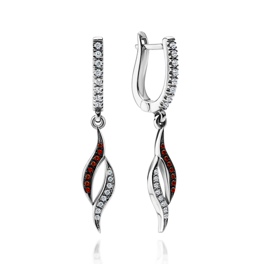 Gold Earrings "FLAME"