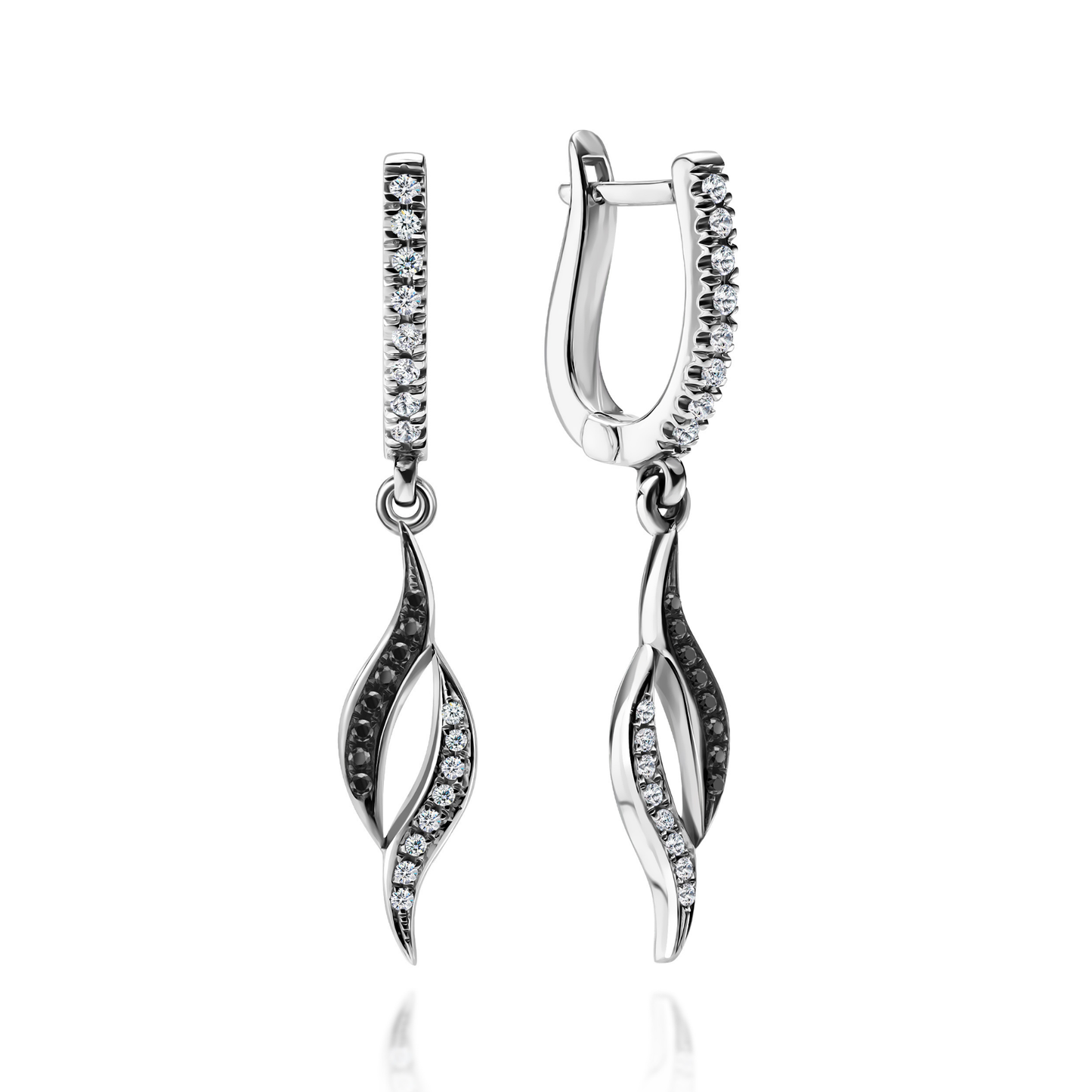 Gold Earrings "FLAME"