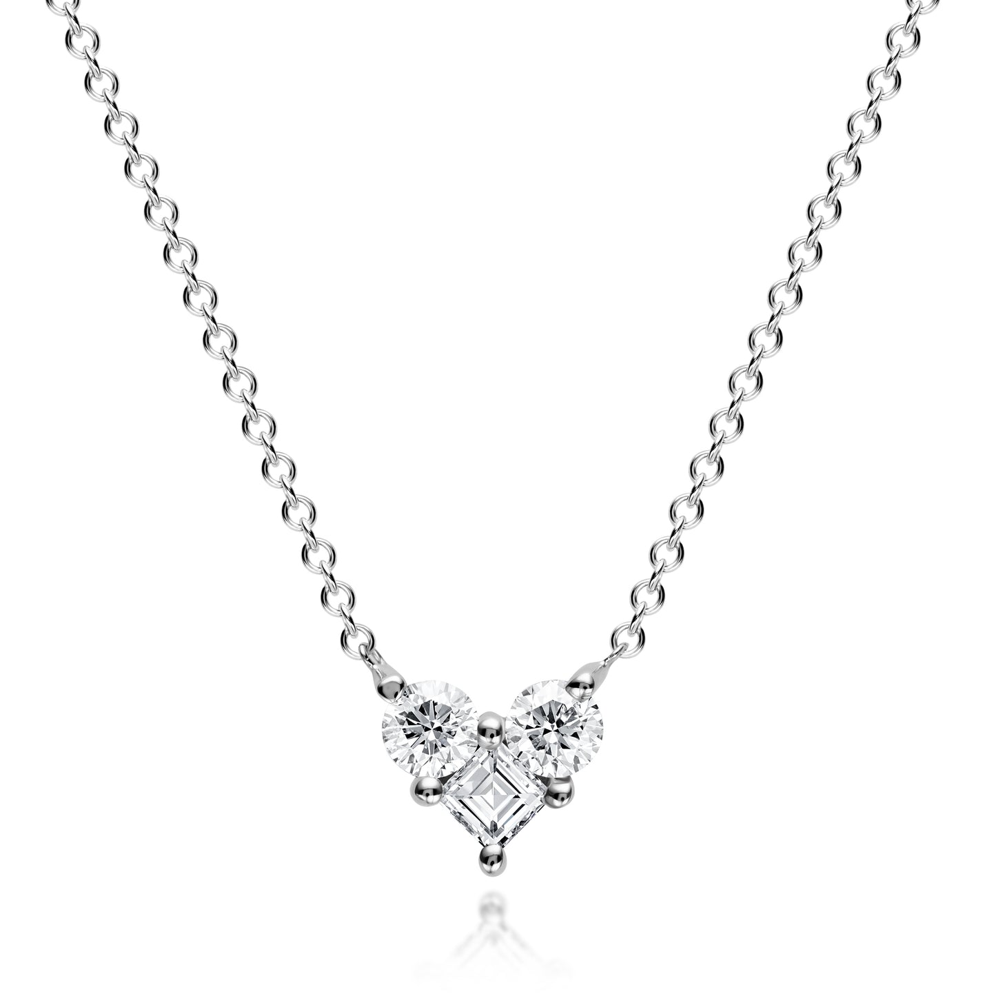 שרשרת "גרייס" עם תליון, יהלומים ואבני חן