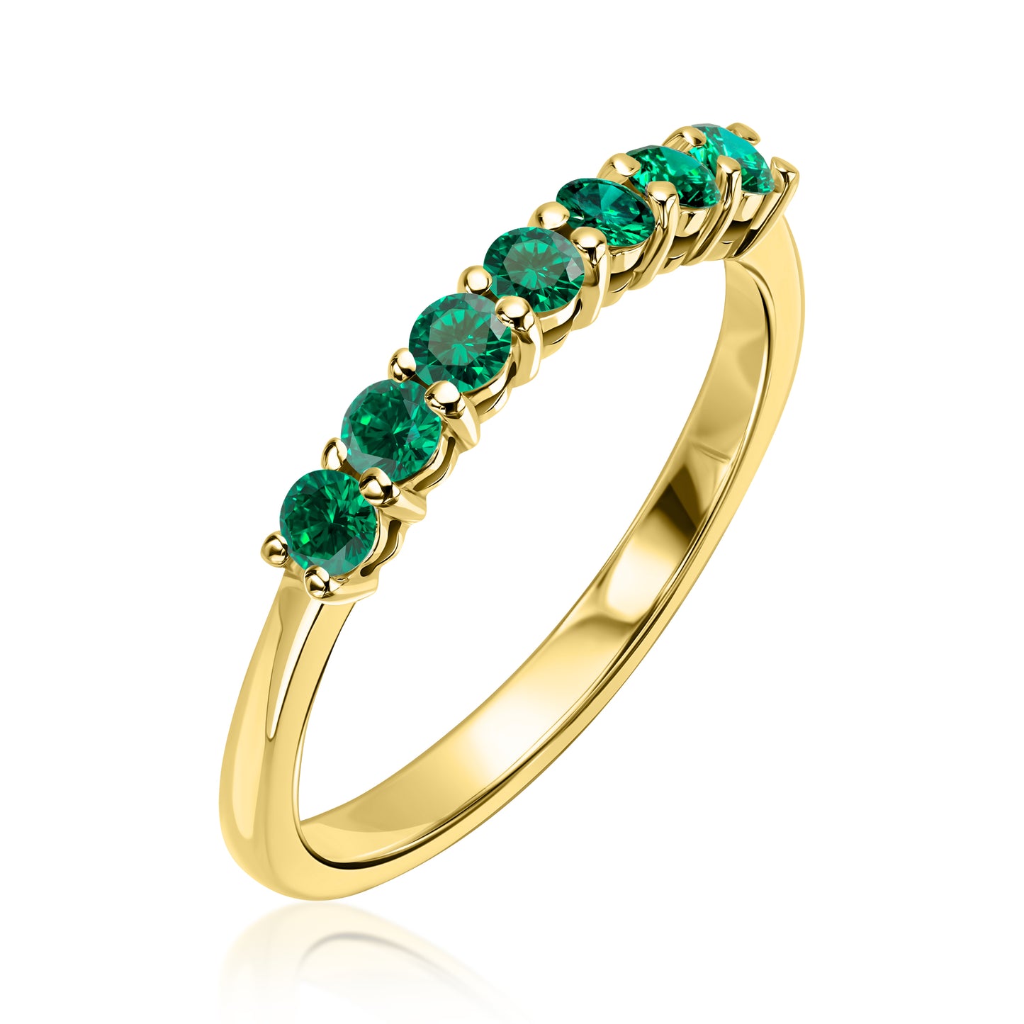 "Magic" - טבעת בזהב צהוב עם אבני חן