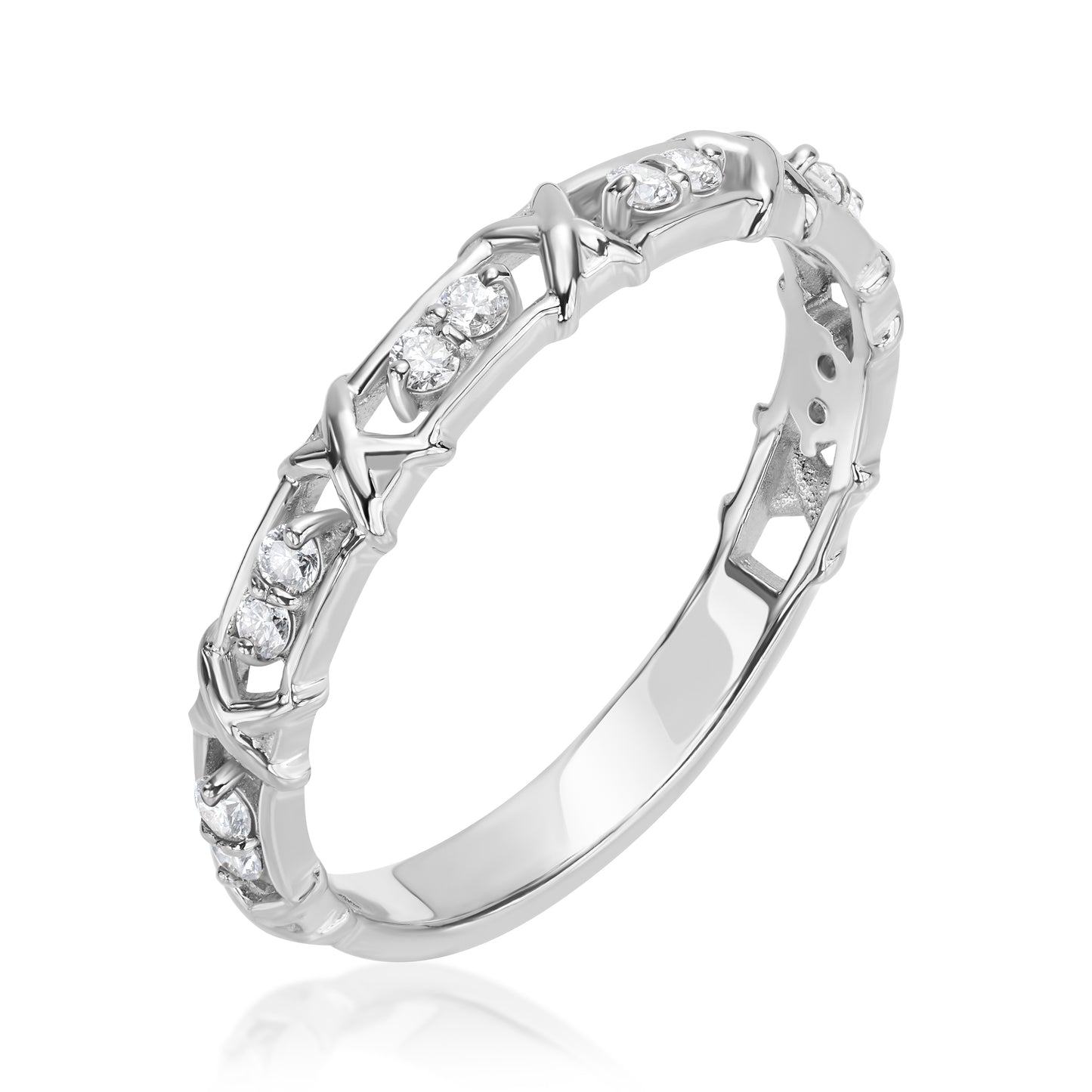 Gold Ring MONACO - 14K Gold and Diamonds