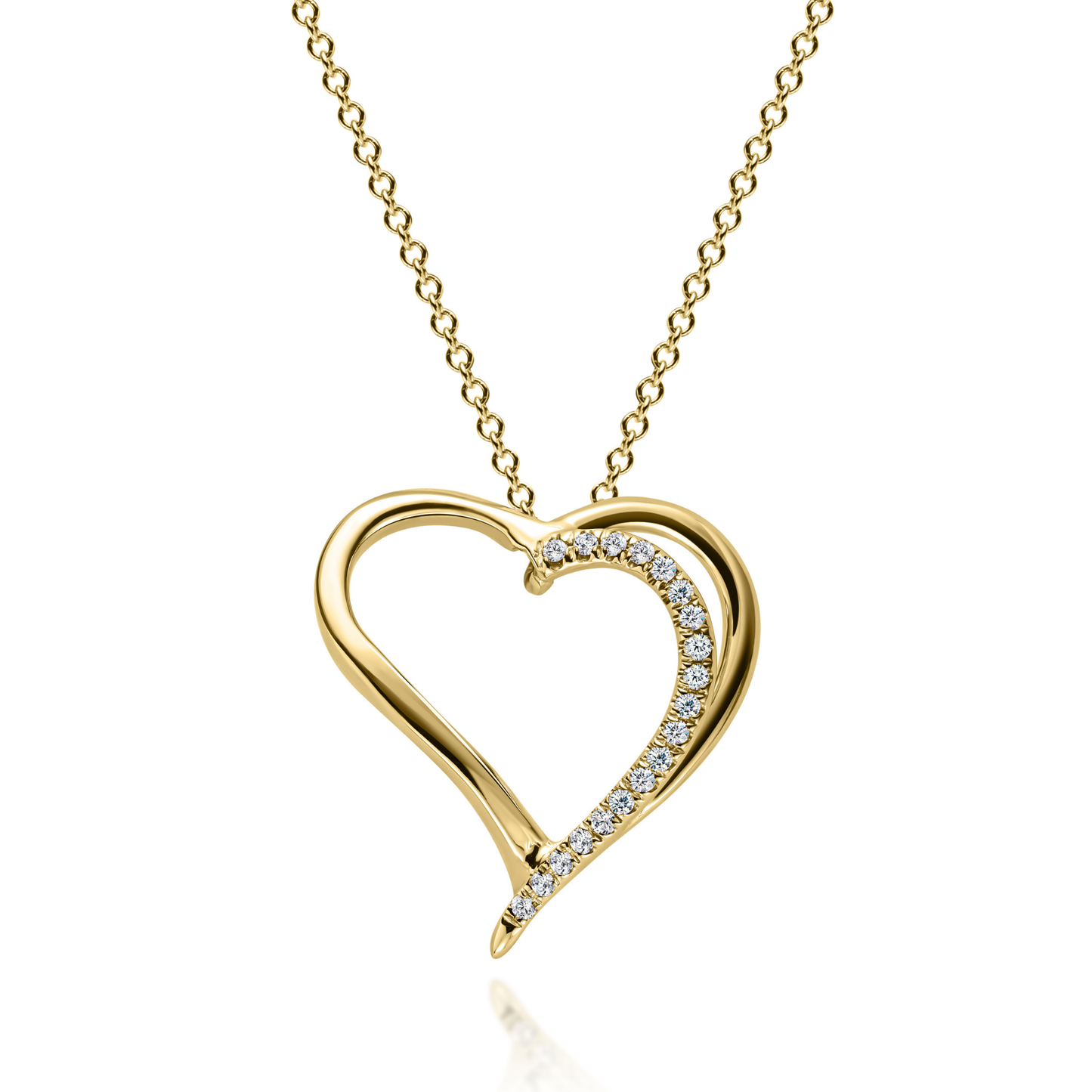 Gold Pendant "AMORE"