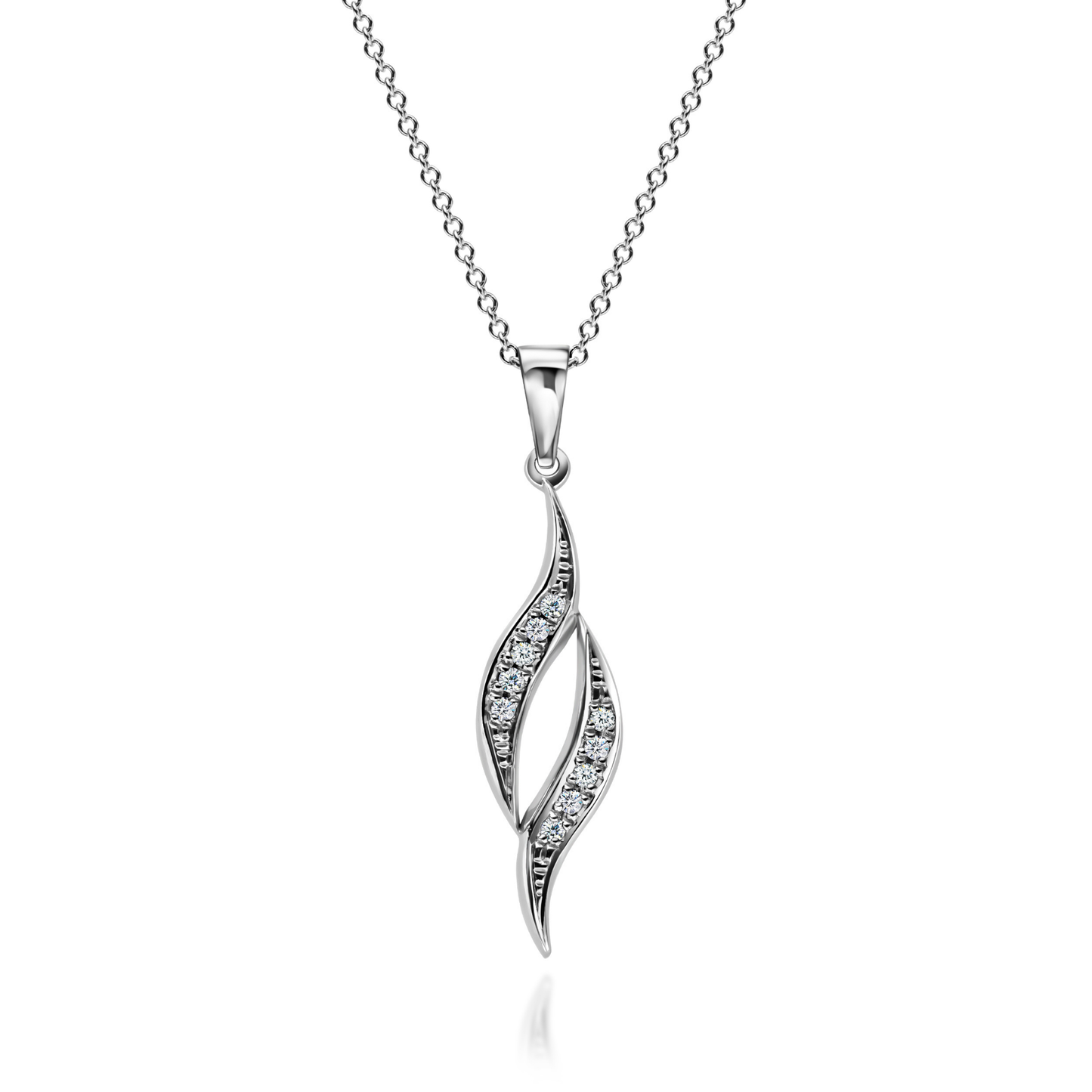 Gold Pendant "FLAME"