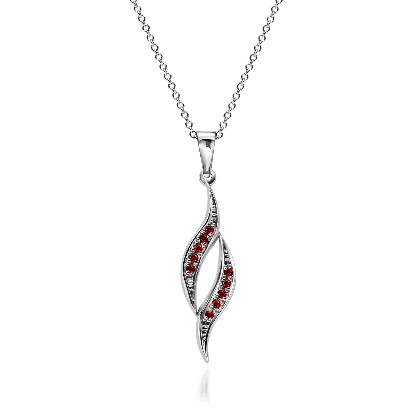 Gold Pendant "FLAME"