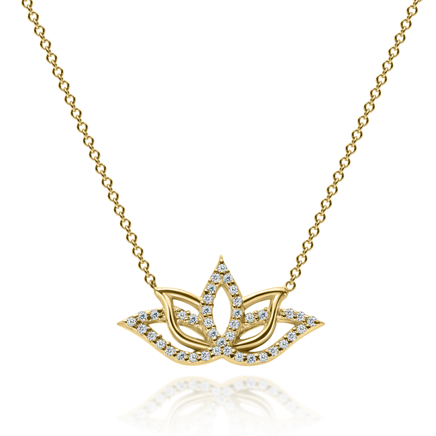 Gold Pendant "Lotus"