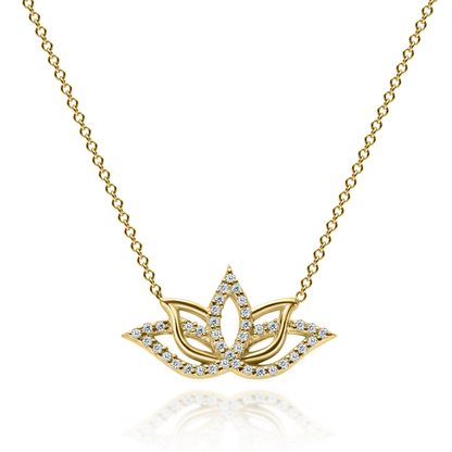 Gold Pendant "Lotus"