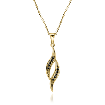 Gold Pendant "FLAME"