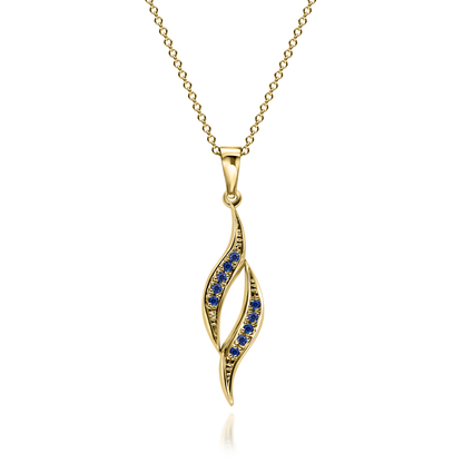 Gold Pendant "FLAME"