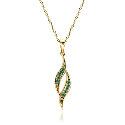 Gold Pendant "FLAME"